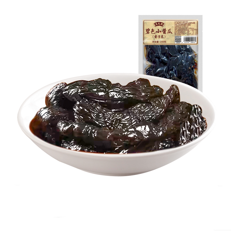 吴茂兴碧色小酱瓜三林酱瓜传统工艺腌制 酱菜下饭菜速食