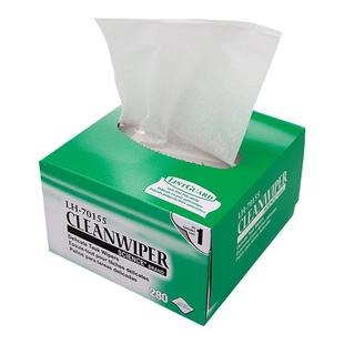 无尘擦拭纸抽纸绿盒精密仪器纸工业实验室相机吸水吸油防静电兰韩