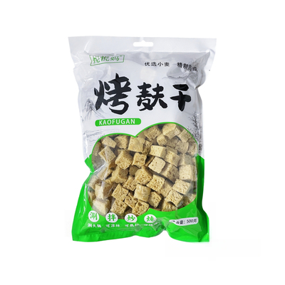 河南特产高筋烤麸干500g/袋