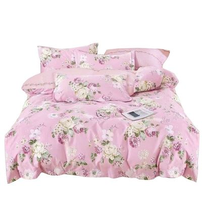 定做四件套纯棉床单式床笠式田园