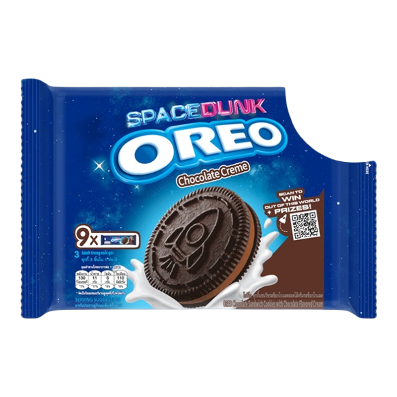 Oreo 香港进口朱古力味巧克力夹心饼干松脆曲奇家庭装28.5g*9*4版