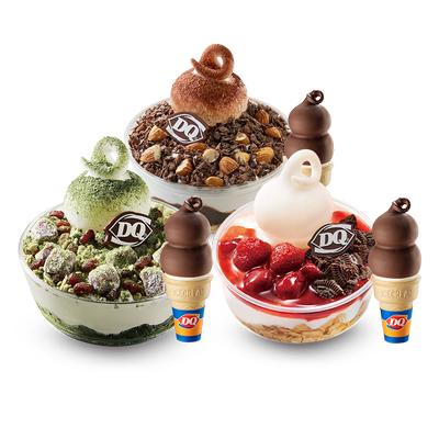 【电子卡券】DQ冰淇淋3份拌拌碗双球巧克力甜筒套餐【谨防诈骗】