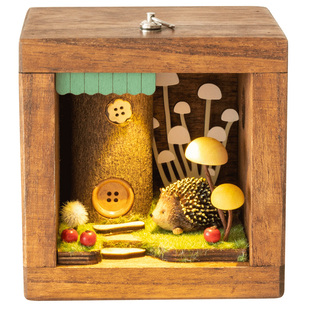 阿楹 森系微景观摆件艺术工位盲盒床头柜桌装饰灯新年情人节礼物