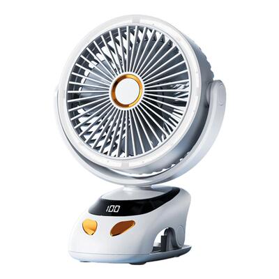 降温第1名】自动摇头夹子风扇