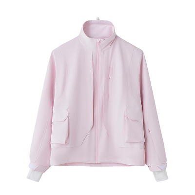 nowinsnow粉色女款滑雪服