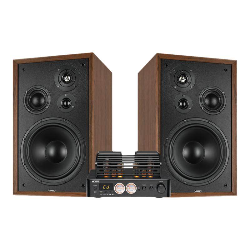 vose M8发烧HIFI胆机组合音响套装电子管功放机4分频10寸书架音箱