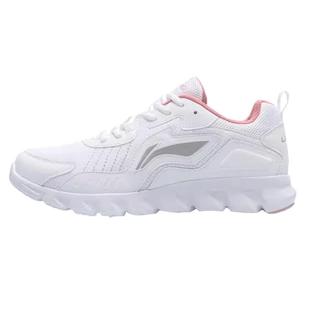 李宁女鞋跑步鞋秋冬季新款青少年跑鞋女款轻便软底白色休闲运动鞋