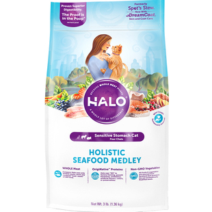 halo自然光环猫粮试吃小样无谷进口成猫幼猫猫粮试用装小包体验装