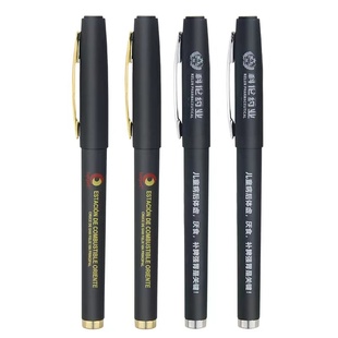 笔定制可印LOGO宣传广告礼品笔订做高档商务办公logo刻字水笔批发