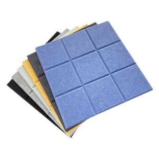 聚酯纤维隔音板墙面装饰影院吸音板墙贴隔音棉自粘卧室家用吸音棉