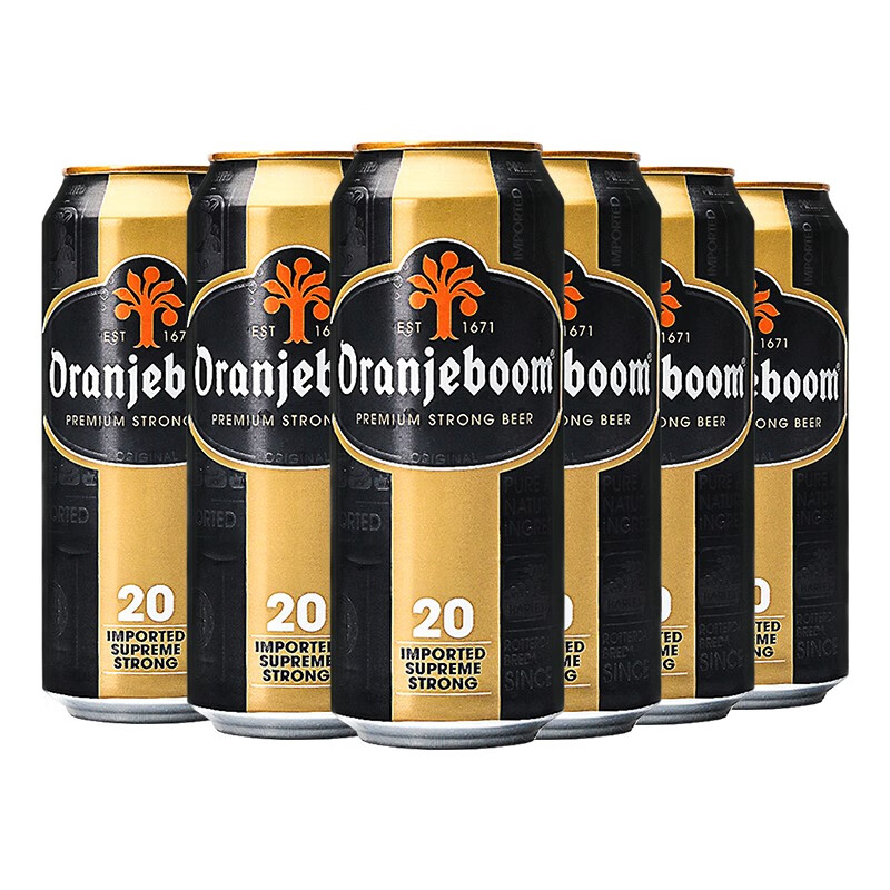 6大罐装组合橙色炸弹啤酒18度啤酒