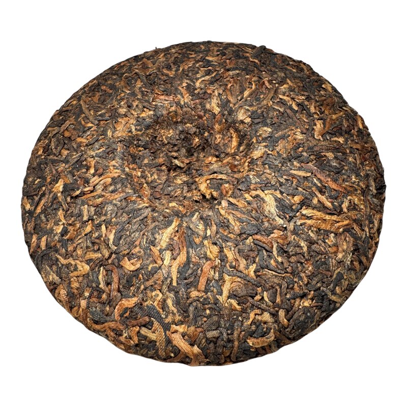 2026年嘎巴普洱熟茶100克圆饼茶GaBa Black Tea 100g熟茶氨基丁酸
