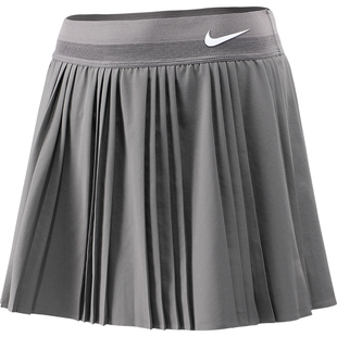Nike耐克网球短裙女子郑钦文澳网运动收腰百褶蜜糖裙FZ6491-344