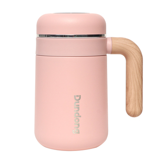 带把手办公杯马克杯可爱保温杯女生高颜值口杯办公室水杯泡茶杯子