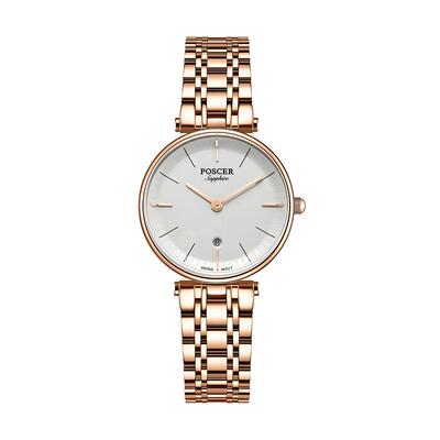 宝时捷手表情侣表简约男女石英表