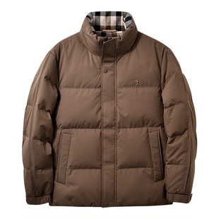 保罗彼得2025冬季男90鸭绒新款羽绒服加厚保暖立领外套DLEDR00071