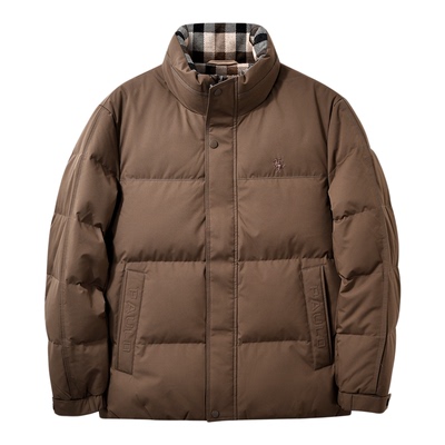 保罗彼得2025冬季男90鸭绒新款羽绒服加厚保暖立领外套DLEDR00071