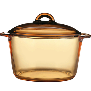 法国进口乐美雅玻璃锅琥珀锅晶彩锅汤锅炖锅明火直烧耐高温家用