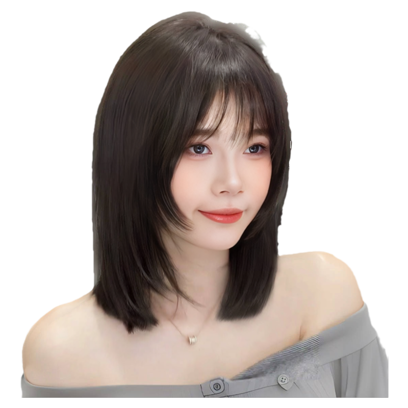 女长假发时尚自然锁骨发