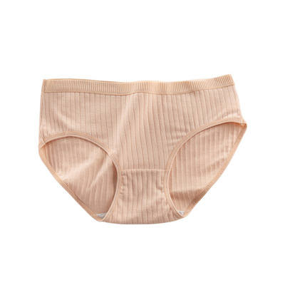 纯色全棉内裤女纯棉抗菌夏季薄款