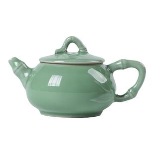 龙泉青瓷茶壶泡茶家用功夫茶具陶瓷越窑耐热手工复古泡茶专用单壶