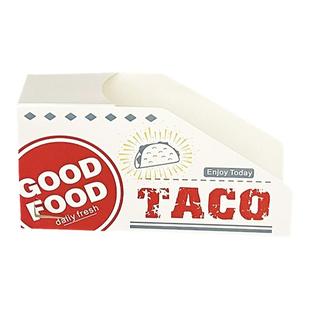 一次性塔可打包盒寿司Taco打包盒三明治包装盒超级塔克外卖盒
