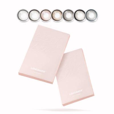 日抛美瞳10片装大小直径 LEMONADE彩色隐形眼镜女 官网旗舰店正品