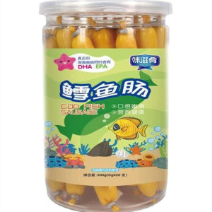 味滋肴儿童学生深海鳕鱼肠三文鱼玉米芝士鱼肠虾肠营养零食小吃