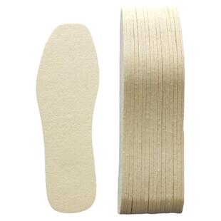 薄羊毛毡鞋垫男女成人纯色保暖吸汗防臭毛毡秋冬季运动棉鞋垫4mm