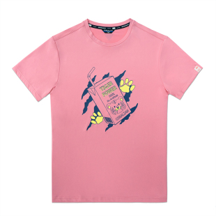 可莱安羽毛球服女套装夏季透气速干男短袖上衣情侣粉色时尚运动服