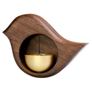 多巴胺门铃风铃铜铃家用入户门铃铛磁吸纯铜挂件日式车载黄铜铃铛