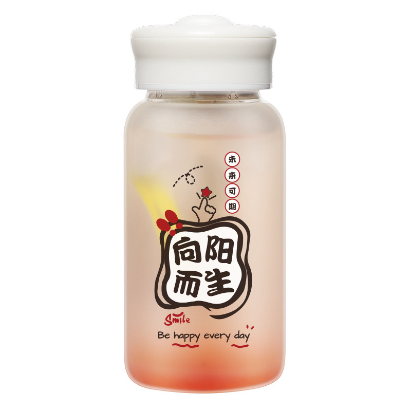 高硼硅玻璃办公室茶水分离喝水杯