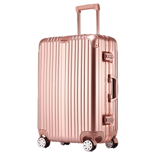 翻译官铝框拉杆箱20寸小型登机箱行李箱女24寸大容量密码皮箱29寸