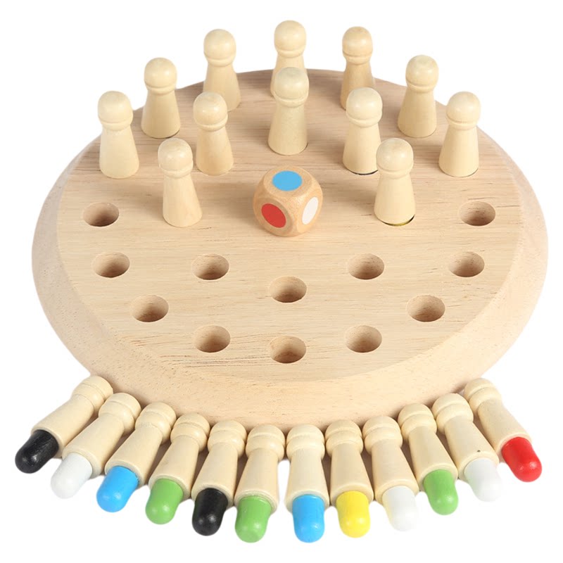 颜色记忆棋宝宝儿童早教益智玩具记忆力观察力专注力训练跨境