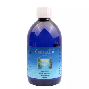 德国原版O家保加利亚玫瑰纯露500ml 亮白补水Oshadhi有机植物