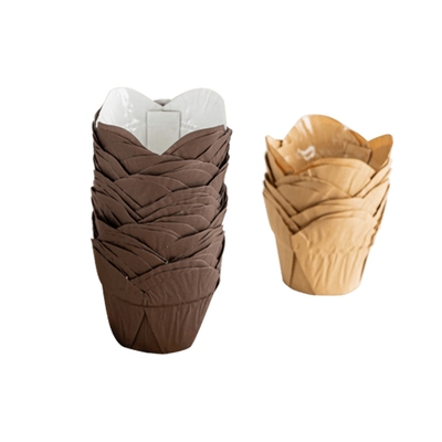 加厚【荷叶纸杯】防油耐烤易脱模