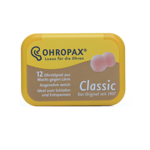 德国进口ohropax classic蜡丸隔音防噪音耳塞蜡质睡眠耳塞不胀耳