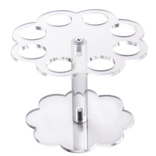 亚克力热奶宝冰淇淋蛋筒脆筒展示架蛋卷冰激凌支架透明甜筒架定制