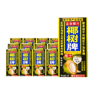 椰树植物蛋白椰汁正宗椰树牌1L*12盒/箱海南特产椰奶饮料