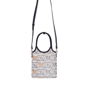 中国国家博物馆海晏河清织锦手提包织锦缎包包收藏旅游情人节礼物