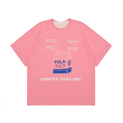 咖喱人双面穿短袖宽松日韩ins