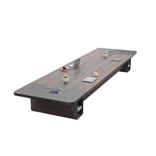 办公会议桌长桌简约现代长条桌会议室桌椅组合家具大型员工培训桌