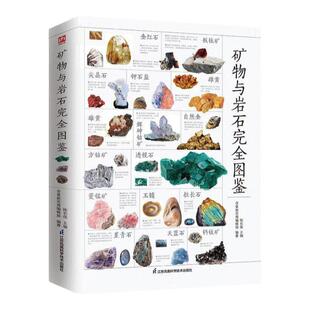 正版 矿物与岩石完全图鉴 矿石科普百科大全书籍 金刚石玛瑙花岗岩大理石等知识风貌形成成分自然成因特征鉴定鉴别 自然科学读物