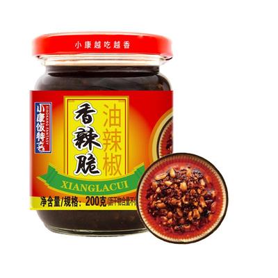 小康香辣脆油辣椒拌面凉拌下饭