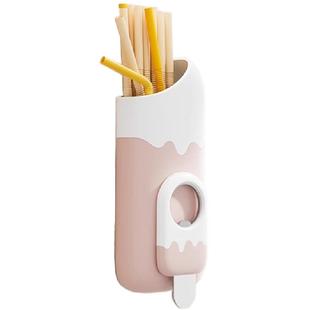 磁吸多功能收纳盒冰箱磁性贴装饰多功能两用开瓶器壁挂式收纳吸管