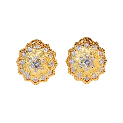 布契拉*高级珠宝拉丝工艺耳饰