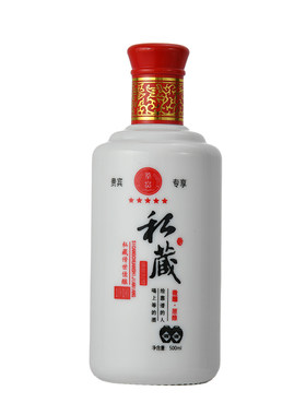 高档白瓷自酿原浆玻璃酒瓶定制