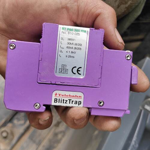 Telebahn BlitzTrap避雷器，型号BT P60