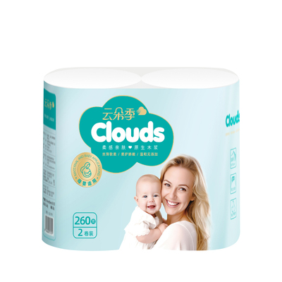 云朵季无芯卷纸260g共2卷