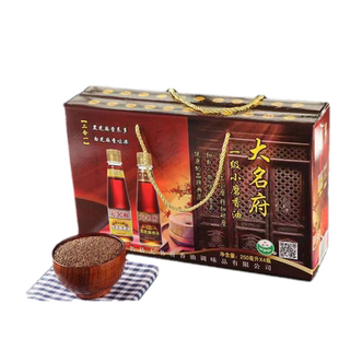 大名府小磨香油芝麻油火锅蘸料油碟白芝麻油黑芝麻油邯郸特产礼盒